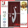 Jinkai interior wood door with glass mdf doors made in china